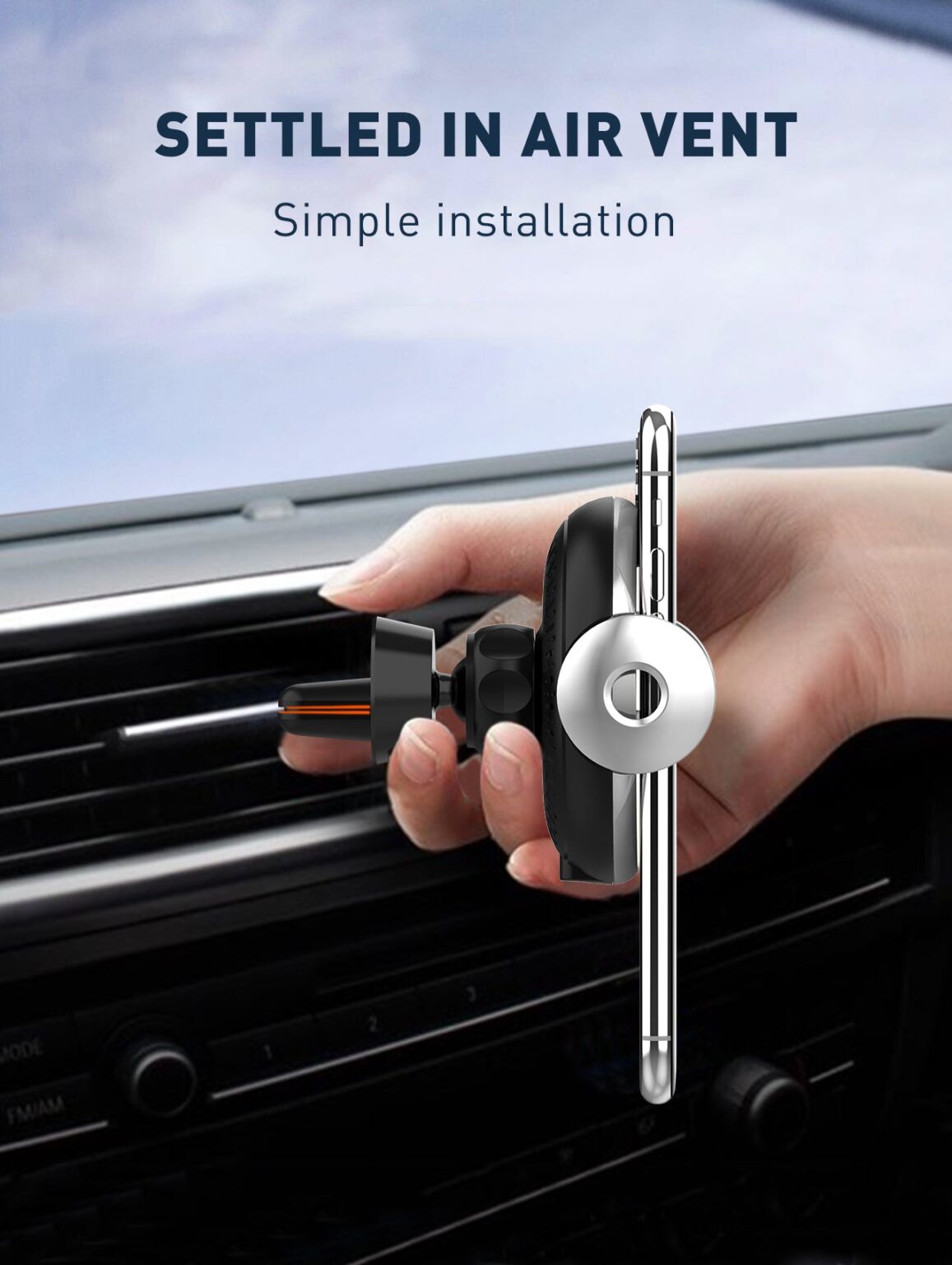 LDNIO 15W MA02 Adjustable Car Wireless Car Holder for Mobile Phone Wireless Charging Type-c Car Wireless Charger stand LDNIO 15W MA02 Adjustable Car Wireless Car Holder for Mobile Phone Wireless Charging Type-c Car Wireless Charger stand
